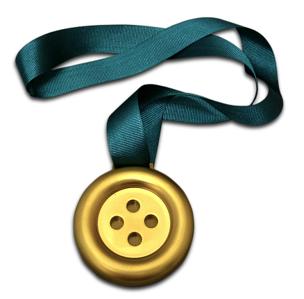 Медаль из акрила «Чухломская пуговка» ММД-16902