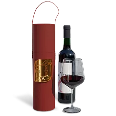 Подарочный тубус для алкоголя «55 лет»