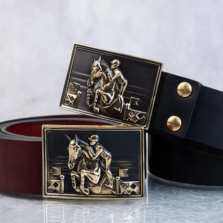 Ремень с пряжкой «Конный спорт» МП-41059