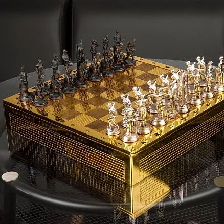 Шахматы с фигурками строителей МП-32731