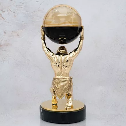 Статуэтка «Атлант» со сферой нефти МСТ-24628