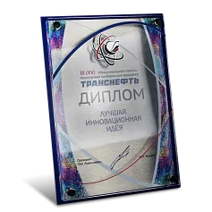 Наградной диплом Транснефть